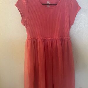 Wonder Nation Vibrant Coral Kids Dress
